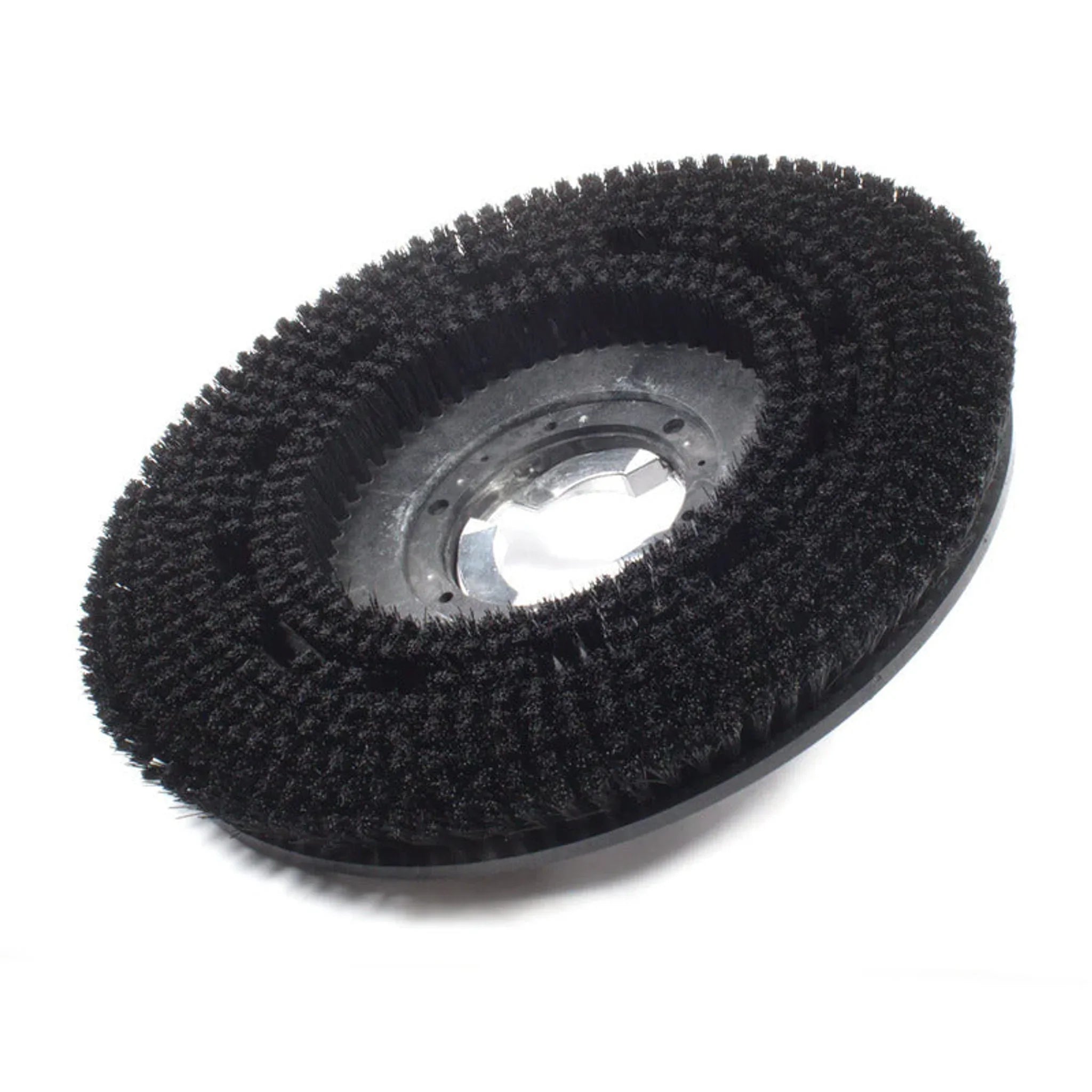 Mercury Floor Machines 1716 15" Nylon Carpet Shampoo Brush with "B / 92" Clutch Plate