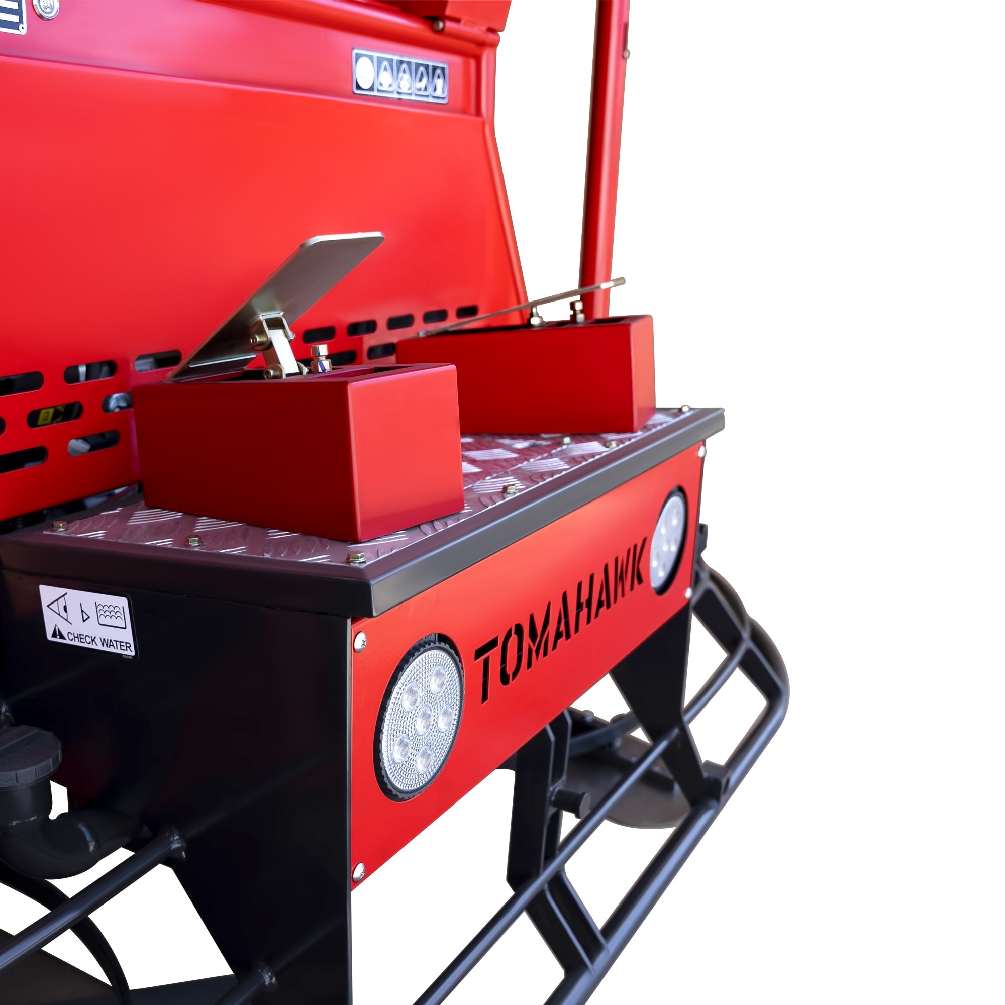 Tomahawk 8 Foot Ride-On Concrete Power Trowel with 35HP Vanguard Engine