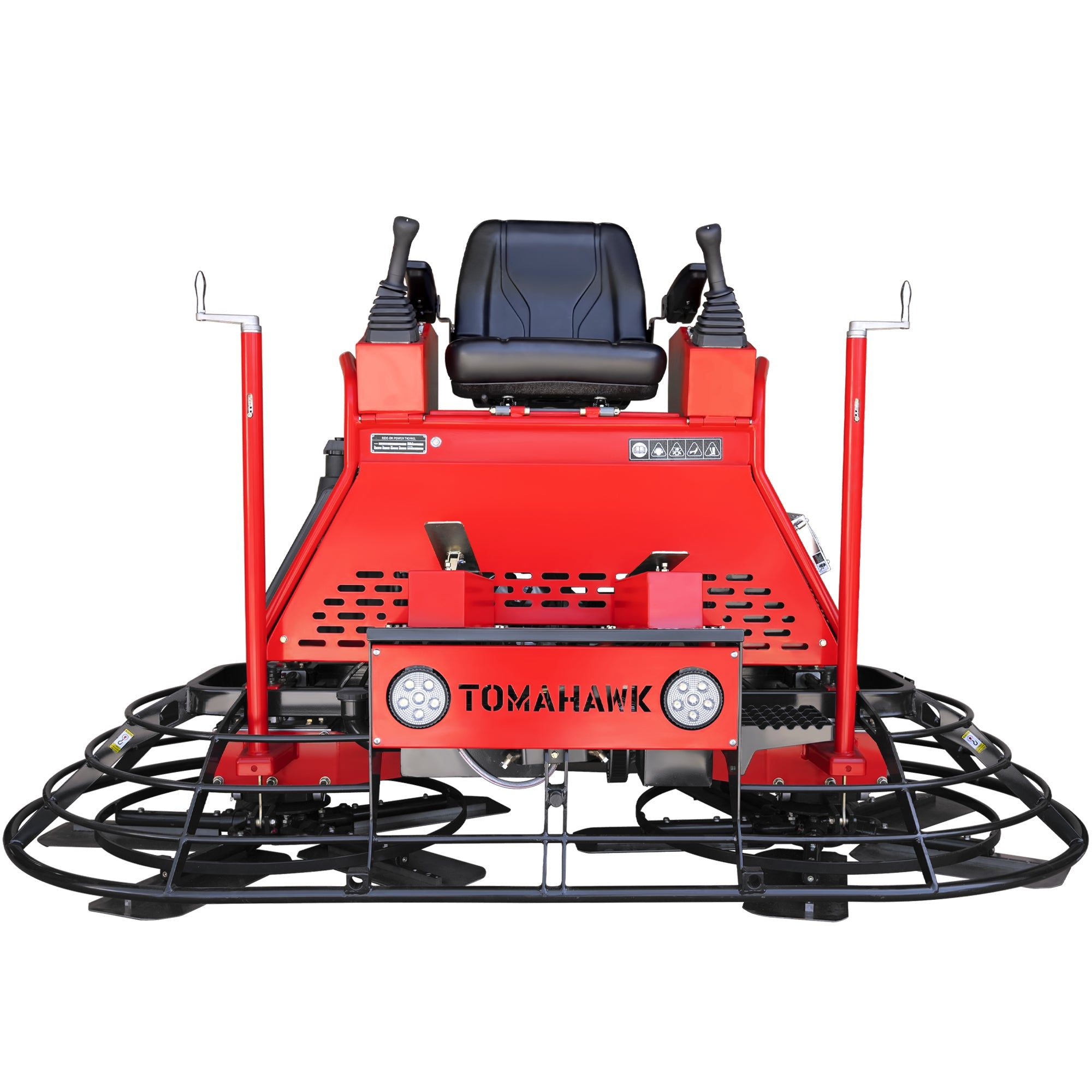 Tomahawk 8 Foot Ride-On Concrete Power Trowel with 35HP Vanguard Engine