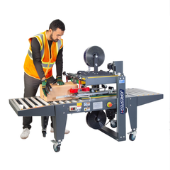 Jores Technologies Semi-Automatic Case Sealing Machine with Top/Bottom Traction