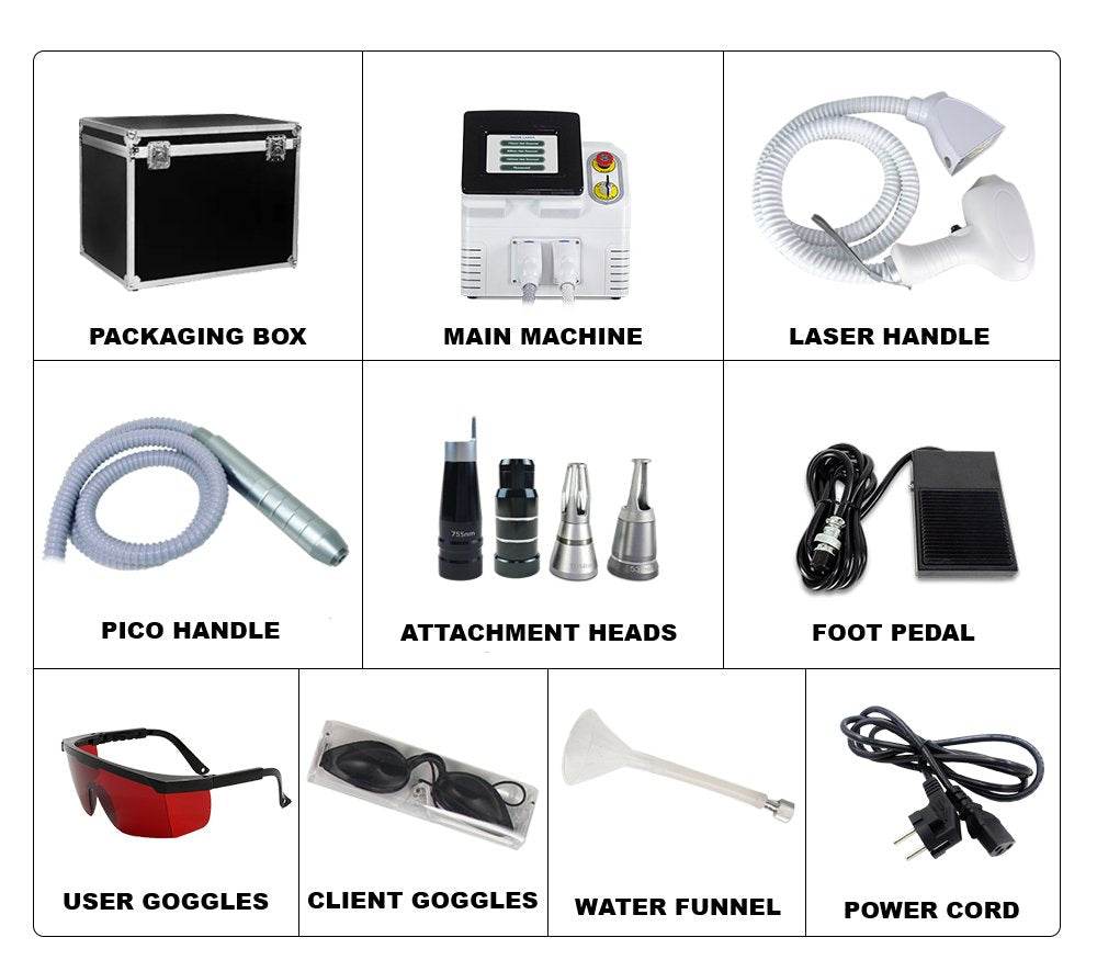 Shape Tactics 2-in-1 Picosecond Tattoo & 808nm Diode Laser System - Machine Horizon