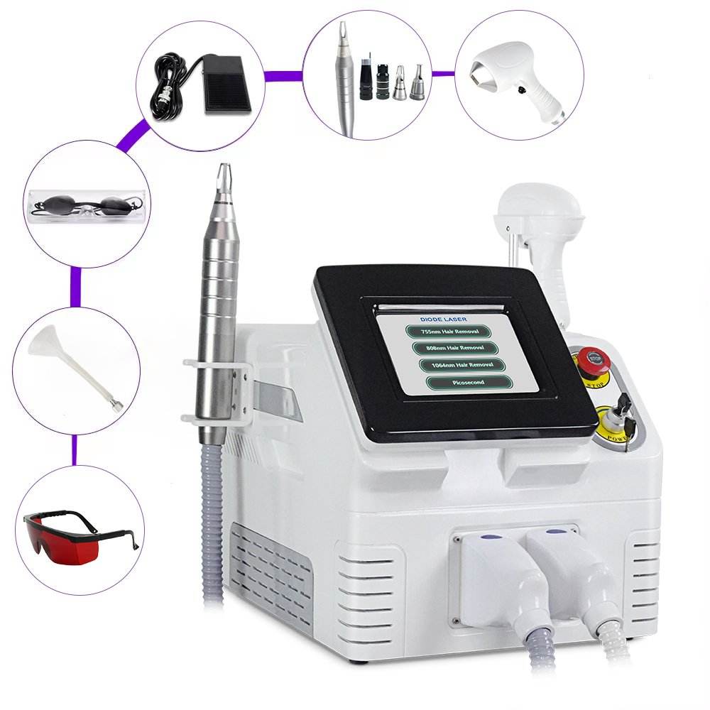 Shape Tactics 2-in-1 Picosecond Tattoo & 808nm Diode Laser System - Machine Horizon