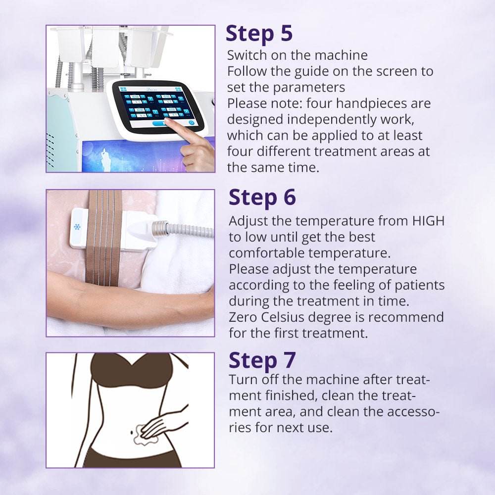 Shape Tactics 4-Pad Cryolipolysis Cold Contouring System - Machine Horizon