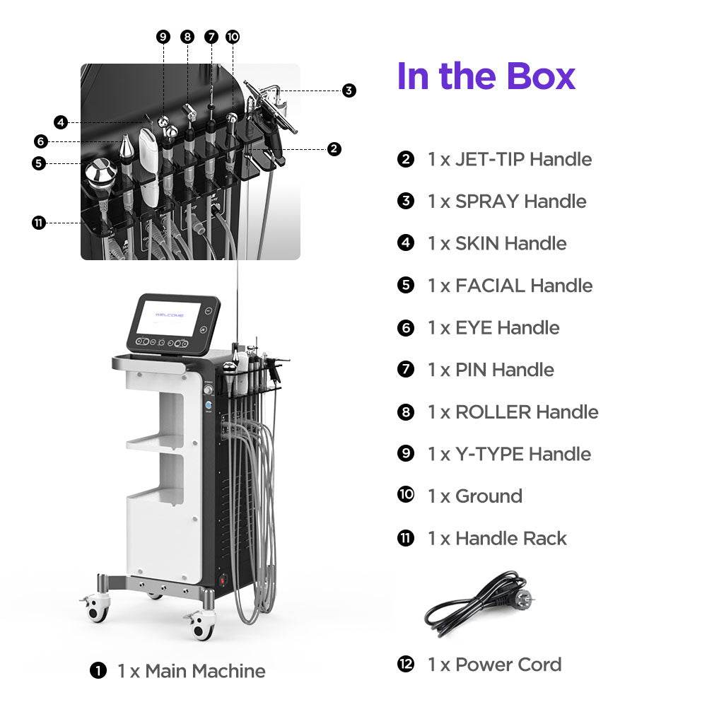 Shape Tactics 8-in-1 Hydro-Dermabrasion Skin Rejuvenation System - Machine Horizon