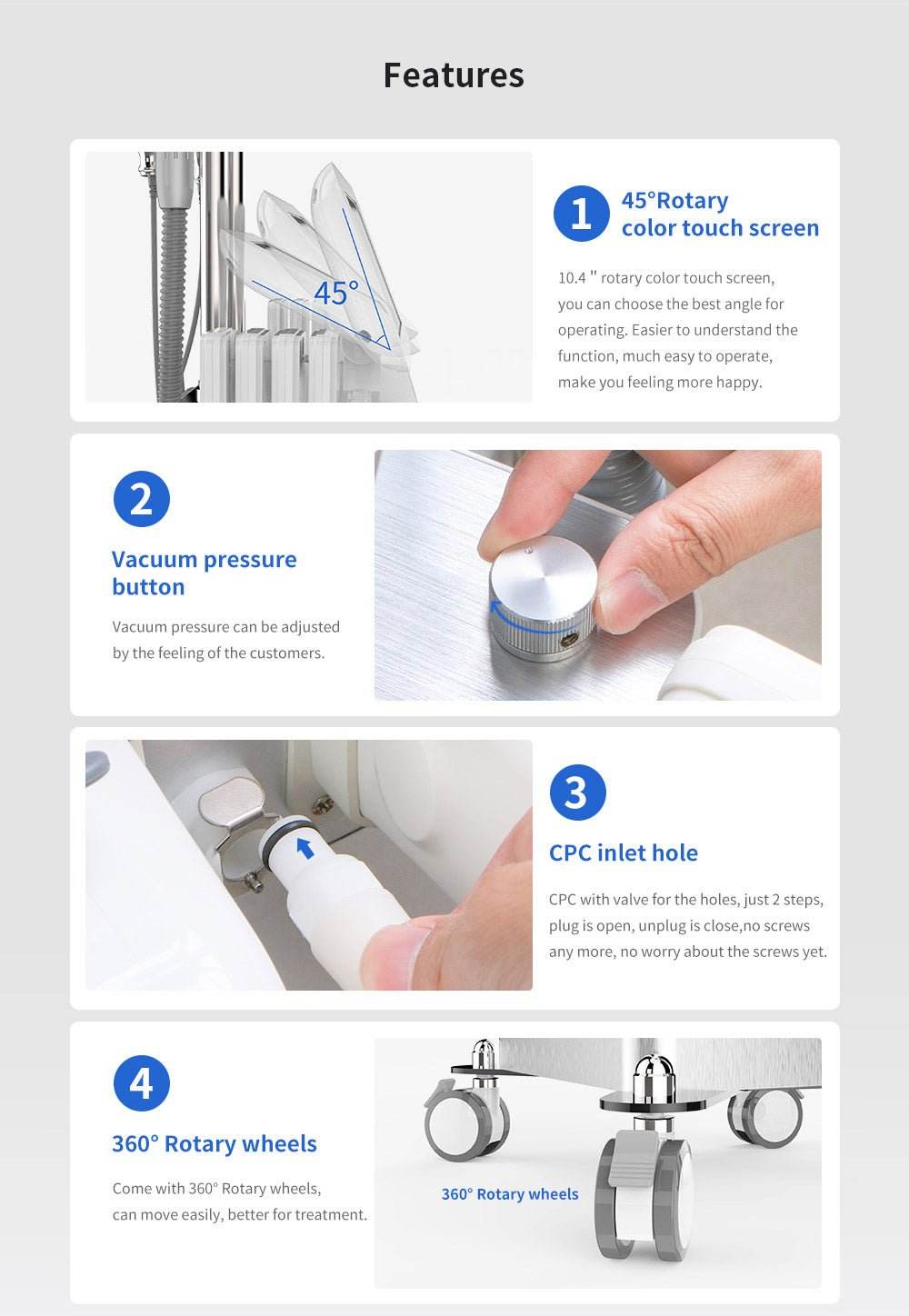 Shape Tactics Dual-Handle Cooling Cavitation & RF Contouring System - Machine Horizon