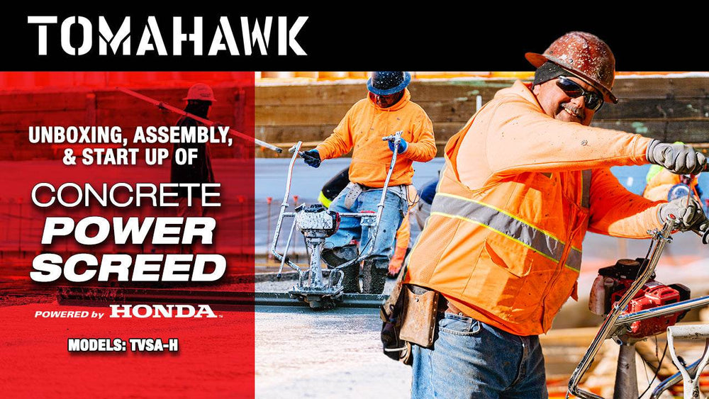 Tomahawk PRO Series Honda Concrete Power Screed Dual Magnesium Blade Bundle (Choose 2 Boards) - Machine Horizon