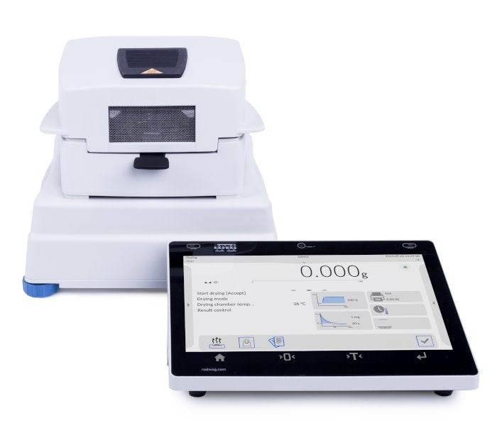 Radwag MA 110.5Y.IC ELLIPSIS 5Y SERIES Moisture Analyzer, ø90, h= 8mm, 110 g x 1 mg/ 0.001% - Machine Horizon